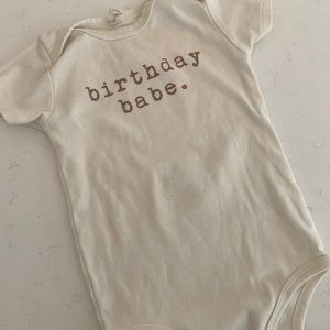 Tenth & Pine Birthday Babe Onesie
